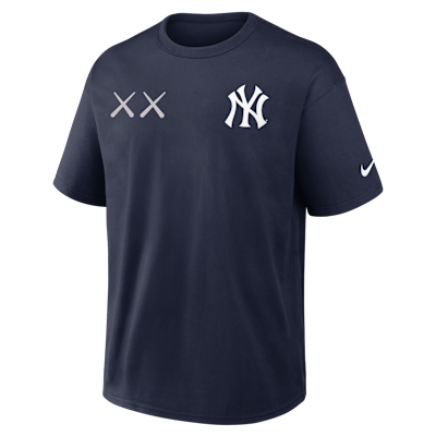 MLB NY Yankees Tシャツ New York Yankees Elevated Max90 Men's Nike x KAWS MLB T-Shirt